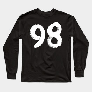 Number 98 Long Sleeve T-Shirt